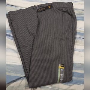 Lee Gray Pinstripe Pants